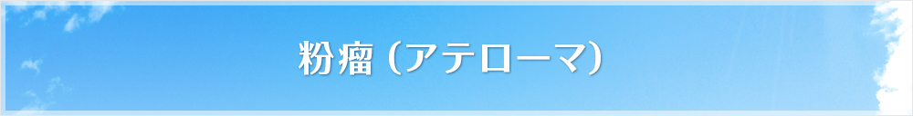 粉瘤(アテローマ)